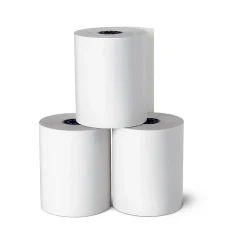 Pos Paper*Staples Bond POS/Cash Register Roll, 92 Bright, 7/16" core, 1-Ply, 3" x 150', 50/Carton (28407/3504)