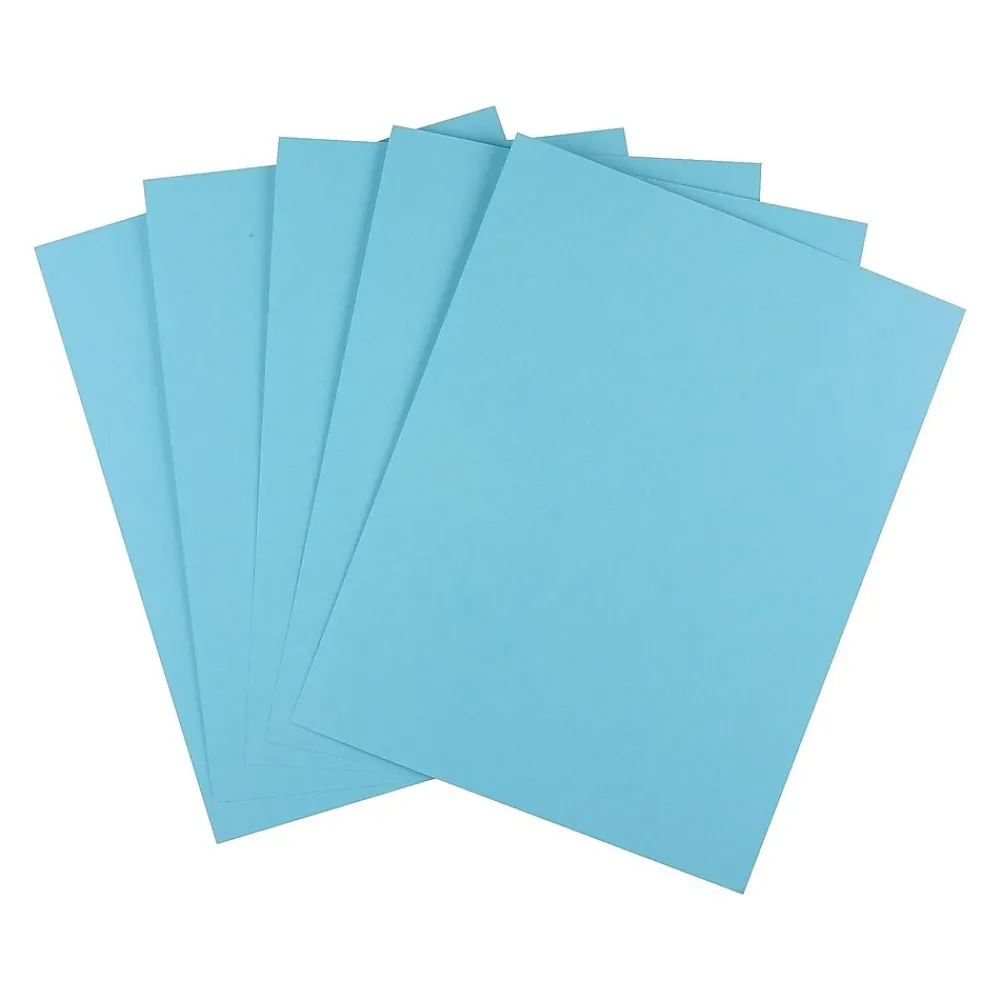 Multipurpose Paper*Staples Brights Multipurpose Colored Paper, 20 lbs., 8.5" x 11", , 500/Ream (25202) Blue