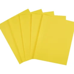 Multipurpose Paper*Staples Brights Multipurpose Paper, 24 lbs., 8.5" x 11", , 500/Ream (20102) Yellow