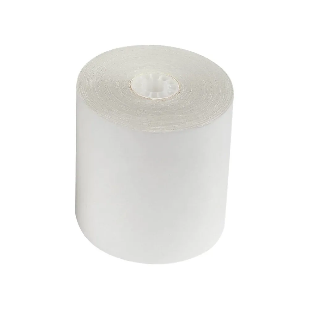 Pos Paper*Staples Carbonless Paper Roll, 2-Ply, 3" x 100', White, 1 Roll (18300-CC)