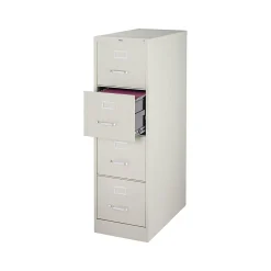 File Cabinets*Staples Commercial 4-Drawer Vertical File Cabinet, Locking, Letter, Gray, 25"D (25163D)