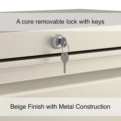 File Cabinets*Staples Commercial 2-Drawer Lateral File Cabinet, Letter/Legal Size, Lockable, 28.15