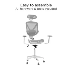 Office Chairs*Staples Dexley Ergonomic Mesh Swivel Task Chair, (UN61365) Gray