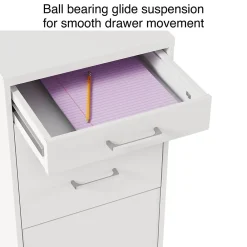 File Cabinets*Staples 3-Drawer Mobile Vertical File Cabinet, Letter Size, Lockable, 26.9