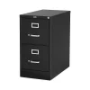 File Cabinets*Staples 2-Drawer Mobile Vertical File Cabinet, Letter Size, Lockable, 29"H x 15"W x 25"D, Black (59555/25420)