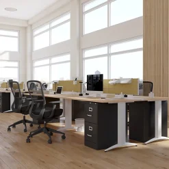 File Cabinets*Staples 2-Drawer Mobile Vertical File Cabinet, Letter Size, Lockable, 29