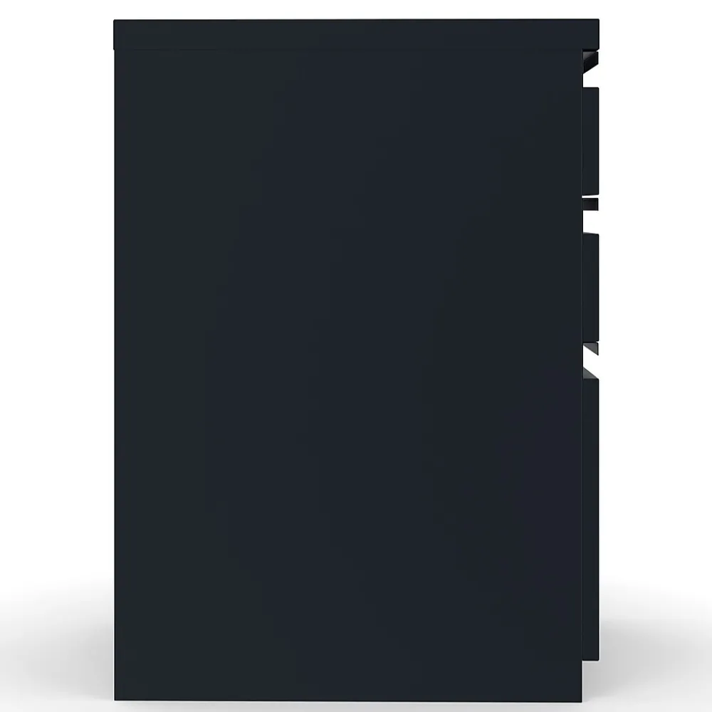 File Cabinets*Staples 3-Drawer Vertical File Cabinet, Locking, Letter, Black, 19.88"D (24874D)