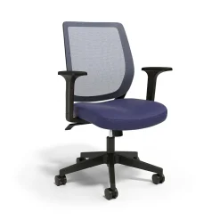 Ergonomic Chairs*Staples ® Essentials Ergonomic Fabric Swivel Task Chair, (UN56965) Blue