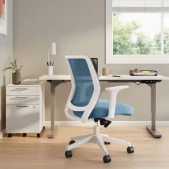 Ergonomic Chairs*Staples Essentials Ergonomic Fabric Swivel Task Chair, (UN60409) Seafoam