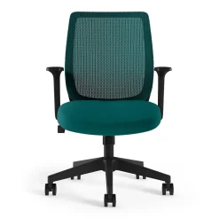 Office Chairs*Staples Essentials Ergonomic Fabric Swivel Task Chair, (UN60410) Teal