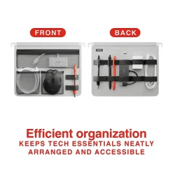 File Cabinets*Staples File Cabinet Tech Organizer, Gray/Black (TR62605)