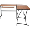 Corner Desks*Staples Gillespie 62" W L-Shaped Computer Desk, Sonoma Cherry (ST28189-CC)