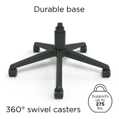 Ergonomic Chairs*Staples Kroy Ergonomic Fabric Swivel Task Chair, (UN59458) Blue