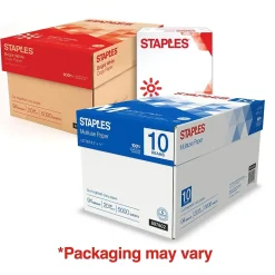 Copy Paper*Staples Multiuse Copy Paper, 8.5