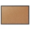 Bulletin*Staples Standard Durable Cork Bulletin Board, Black Frame, 2'W x 1.5'H (28673-CC)
