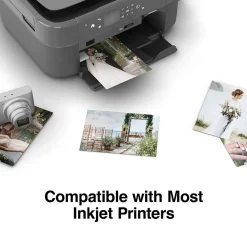 Photo Paper*Staples Supreme Satin Photo Paper, 8.5"W x 11"L, 50/Pack (19893-CC)