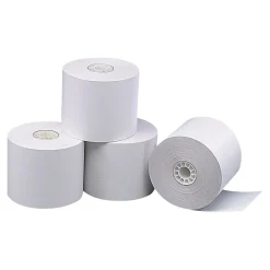 Pos Paper*Staples Thermal Cash Register/POS Rolls, 1-Ply, 2 1/4" x 80', BPA Free, 50/Carton (18226-CC)