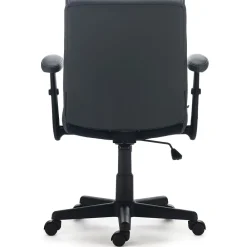 Office Chairs*Staples Traymore Ergonomic Faux Leather Swivel Computer and Desk Chair, (53246) Gray