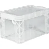Index Cards*Advantus Super Stacker Storage Boxes, Hold 400 3 x 5 Cards, Plastic, Clear