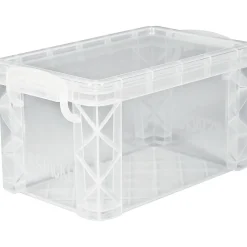 Index Cards*Advantus Super Stacker Storage Boxes, Hold 400 3 x 5 Cards, Plastic, Clear