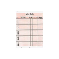 Medical Forms*Tabbies Patient Privacy Sign-In Sheets, 2-Part, 125/Pack (TAB14530)