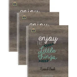 Grade Books*Teacher Created Resources ® Home Sweet Classroom Record Book, Pack of 3 (TCR8295-3)