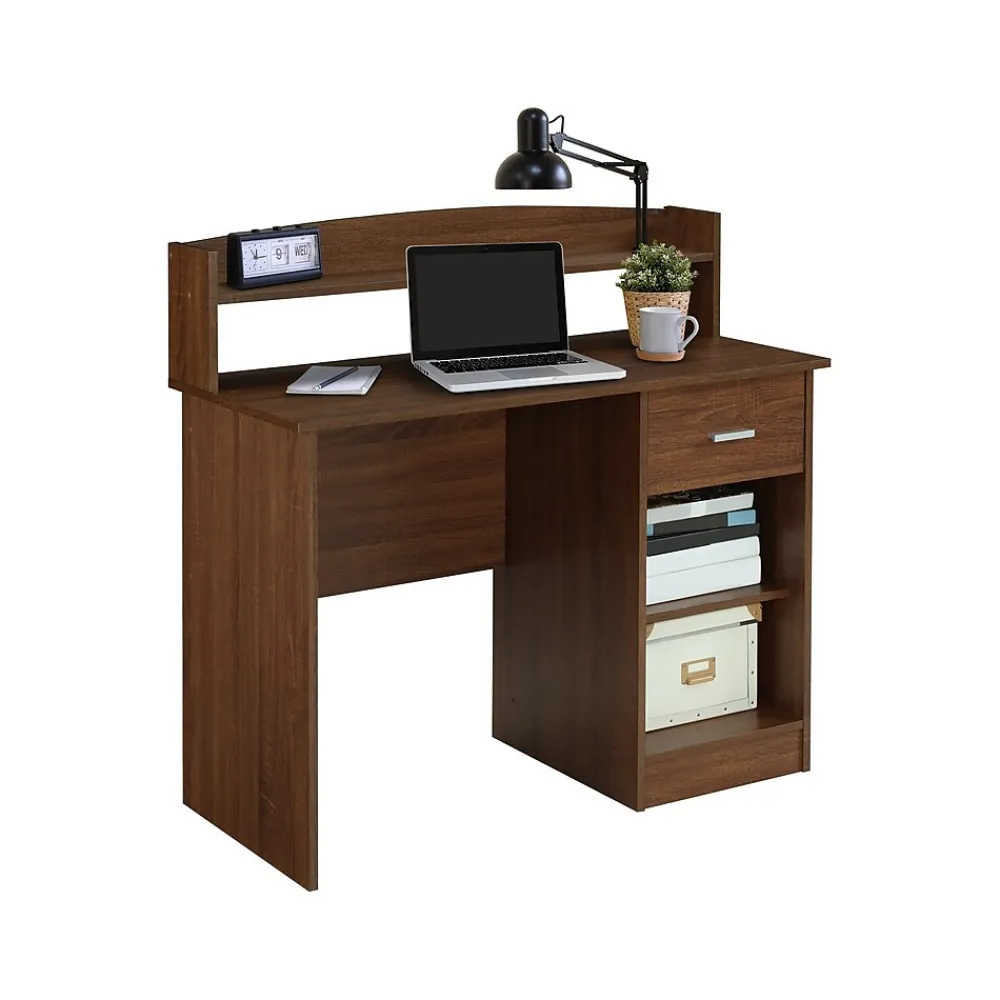 Office Desks*Techni Mobili 41" Table Desk, Oak (RTA-8409-OAK)