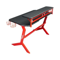 Computer Desks*Techni Sport Stryker 50" Computer Desk, Red/Black (RTA-TS201-RED)
