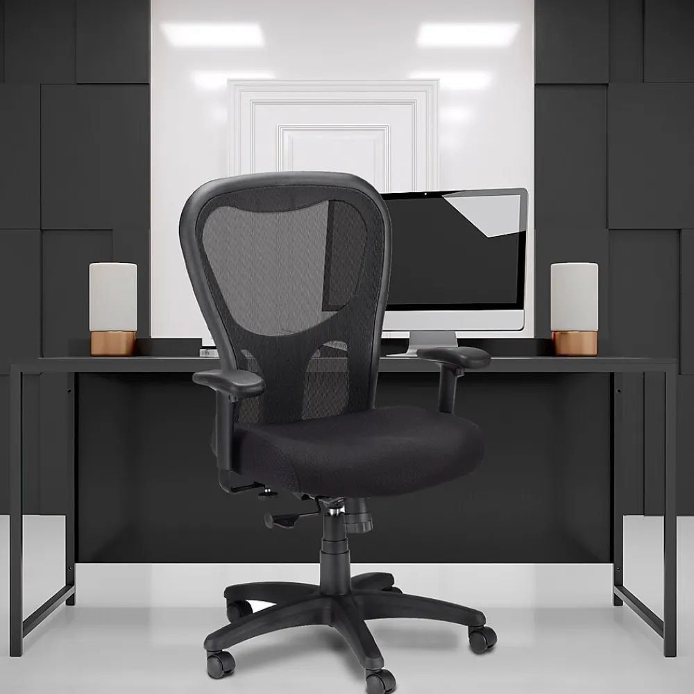 Ergonomic Chairs*Tempur-Pedic Ergonomic Mesh Swivel Task Chair, (TP9000) Black