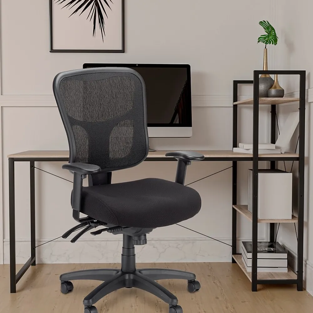 Office Chairs*Tempur-Pedic Ergonomic Mesh Swivel Task Chair, Black (TP8000)