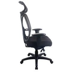 Office Chairs*Tempur-Pedic Mesh Back Fabric Computer and Desk Chair, Black (TP6450-BLKMB)