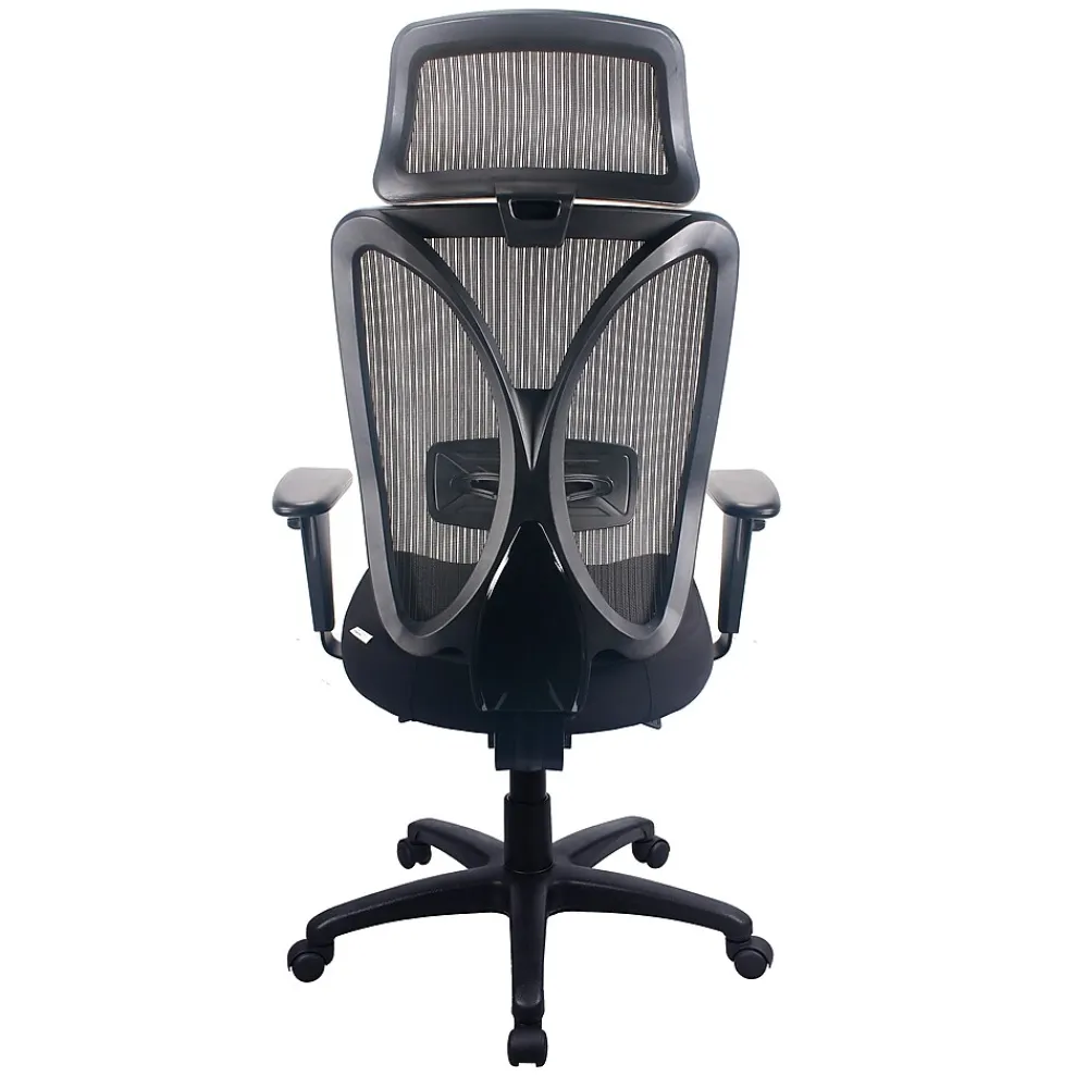 Office Chairs*Tempur-Pedic Mesh Back Fabric Computer and Desk Chair, Black (TP6450-BLKMB)