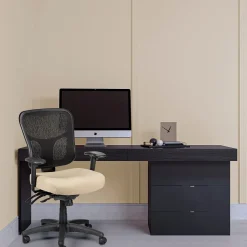 Office Chairs*Tempur-Pedic ® TP8000 Ergonomic Mesh Mid-Back Task Chair, Beige