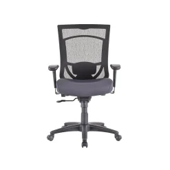 Office Chairs*Tempur-Pedic TP7000 Mesh Back Fabric Task Chair, Black and Agate Gray (TP7000-AGATE)