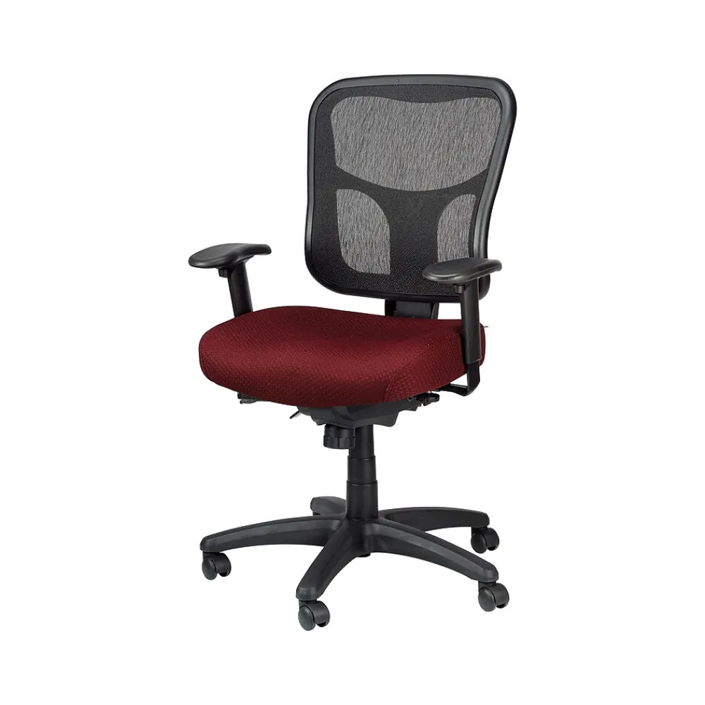 Office Chairs*Tempur-Pedic TP8000 Mesh Task Chair, Burgundy (TP8000-BURG)