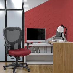 Office Chairs*Tempur-Pedic TP9000 Mesh Task Chair, (TP9000-) Burgundy