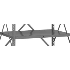 Shelving*Tennsco Industrial Shelf with Clips, Supports 700 lb., Medium Grey, 36"W x 24"D