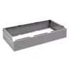 Storage Cabinets*Tennsco Optional Locker Base, 36" x 6", Medium Gray (CLB3618MG)