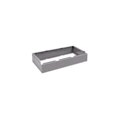 Storage Cabinets*Tennsco Optional Locker Base, 36" x 6", Medium Gray (CLB3618MG)