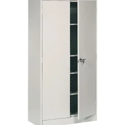Storage Cabinets*Tennsco ® Standard Steel Storage Cabinet, Non-Assembled, 72Hx36Wx18D", Light Gray