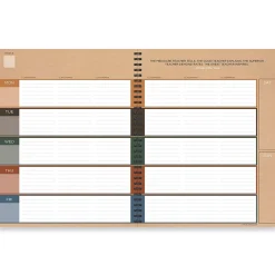 Grade Books*TF Publishing Undated Teacher Planner, Solid Kraft (99-9602)