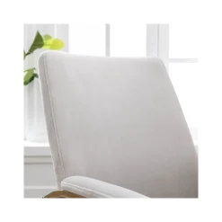 Ergonomic Chairs*Thomasville Furniture Jolie Ergonomic Fabric Swivel Desk Chair, (60068-LGRY) Light Gray