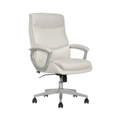 Ergonomic Chairs*Thomasville Furniture Josephine Ergonomic Bonded Leather Swivel Manager Chair, Beige (60071-CRM) Cream