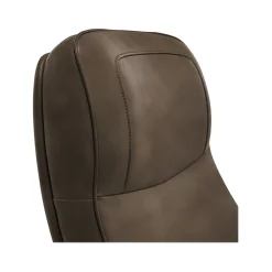 Office Chairs*Thomasville Furniture Lockhart Ergonomic Bonded Leather Swivel Executive Chair, Brown (51494-BRN)