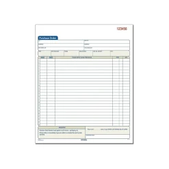 Business Forms*TOPS 2-Part Carbonless Purchase Requisitions, 10.69"L x 8.38"W, 50 Sets/Book (46146)