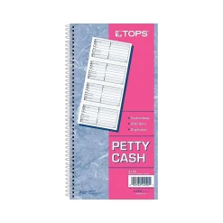 Accounting & Record Journals*TOPS Petty Cash Receipt Book, 2.75"L x 5"W, 200/Pack (TOP4109)