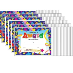 Awards & Certificates*Trend Enterprises TREND Certificate of Award Colorful Classics Certificates, 30 Per Pack, 6 Packs (T-2951-6)