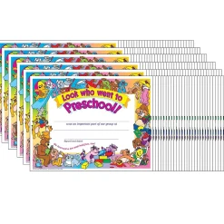 Awards & Certificates*Trend Enterprises TREND Look who went to Preschool! Certificate, 30 Per Pack, 6 Packs (T-341-6)