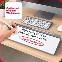 Dry Erase*TRU RED ™ Glass Desktop Dry-Erase Whiteboard (TR62579)