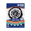 Construction Paper*Tru-Ray 12" x 18" Construction Paper, Black/White, 72 Sheets/Pack (P6677)